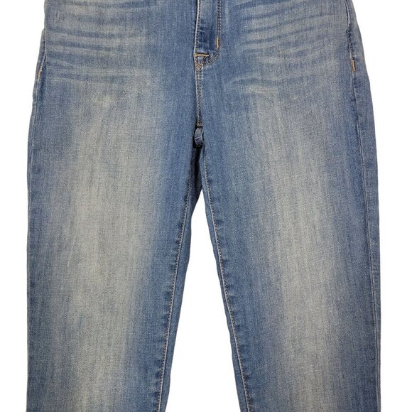 Hudson Women's Natalie Midrise Slim Boyfriend Cuffed Medium Wash Jeans Size 26 - Picture 6 of 14